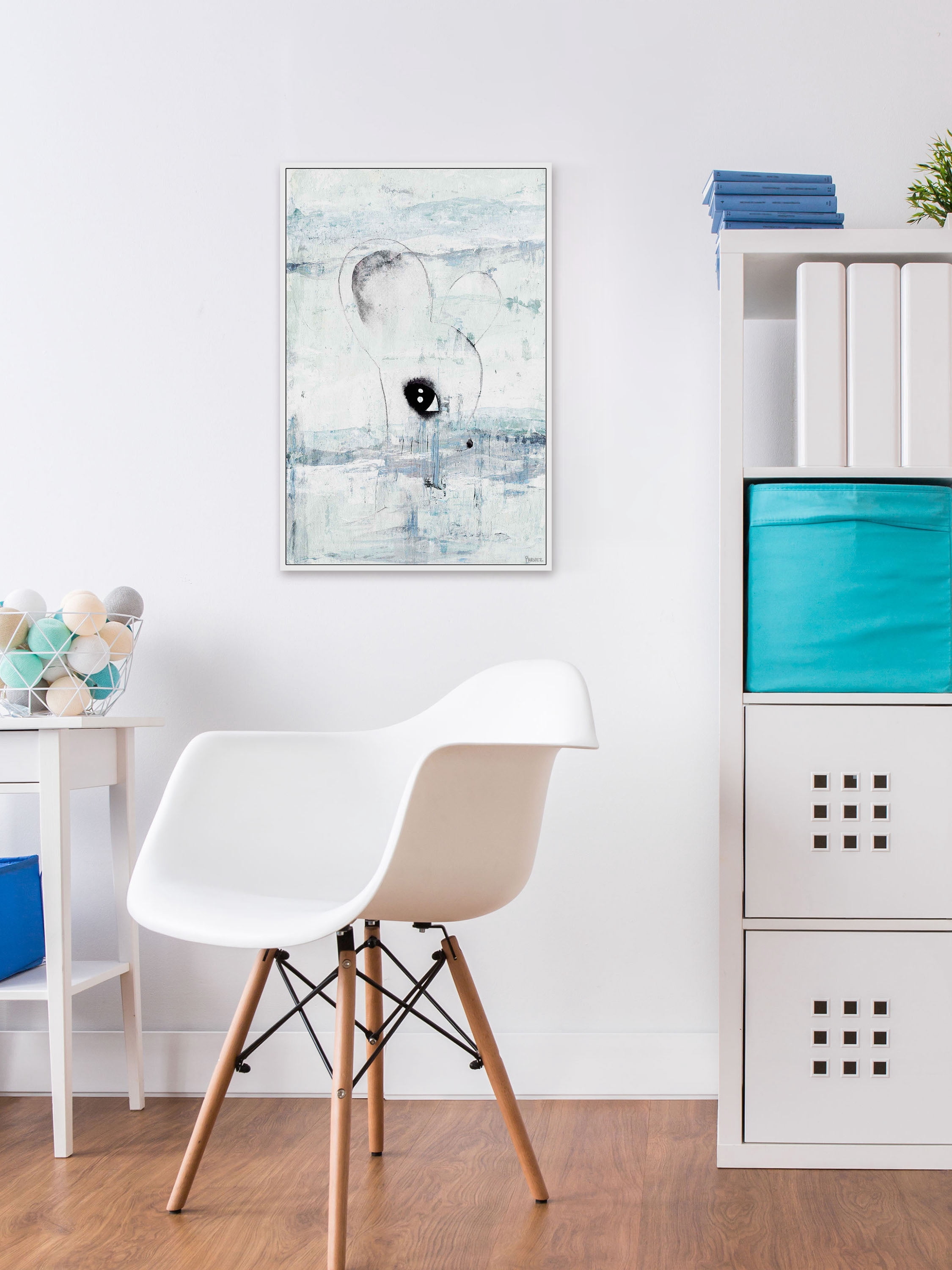 "Sweetness" Floater Framed Painting Print on Canvas