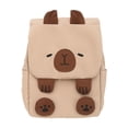 thumbnail image 1 of Mochila Capibara Mochila Ligera Portátil con Correas Ajustables Casual Caqui, 1 of 9