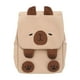 thumbnail image 1 of Mochila de capibara, bonita mochila de viaje ligera de gran capacidad, mochila para libros Caqui, 1 of 9