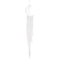 thumbnail image 2 of TJ Global Woven Moon Macrame Dream Catcher Wall Hanging with Tassels, Handmade Dreamcatcher, Boho Decoration Home Decor Ornament Craft Gift, 38 Inch White (Without Attachment), 2 of 4