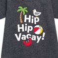 thumbnail image 2 of Hip Hip Vacay  - Toddler & Youth Girls Fleece Dress, 2 of 5