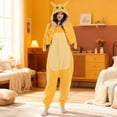 thumbnail image 7 of Alaiyaky Onesies Pajamas Unisex Adult for Women Men Animal Costume Cute Onesies Flannel Cartoon Cosplay Halloween Sleepwear Christmas New Year gifts, 7 of 7