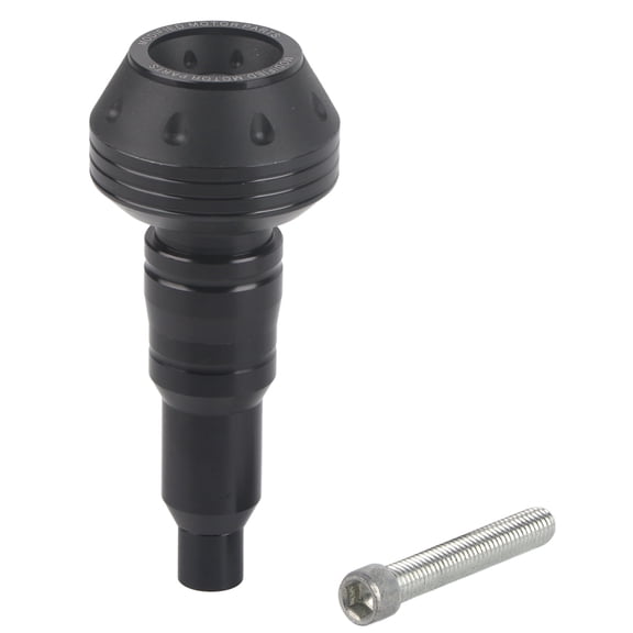 Motorcycle CNC Aluminum Alloy Exhaust Frame Slider Falling Protector Anti Crash Ca Pad Protectors (Black)