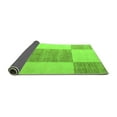 thumbnail image 2 of Ahgly Company Indoor Square Checkered Green Modern Area Rugs, 7' Square, 2 of 4