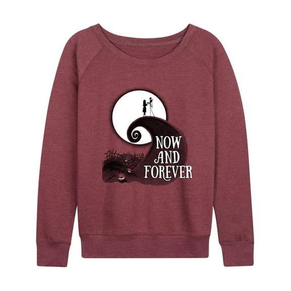 The Nightmare Before Christmas - Jack Sally Now and Forever - Women's Lightweight French Terry Long Sleeve Shirt