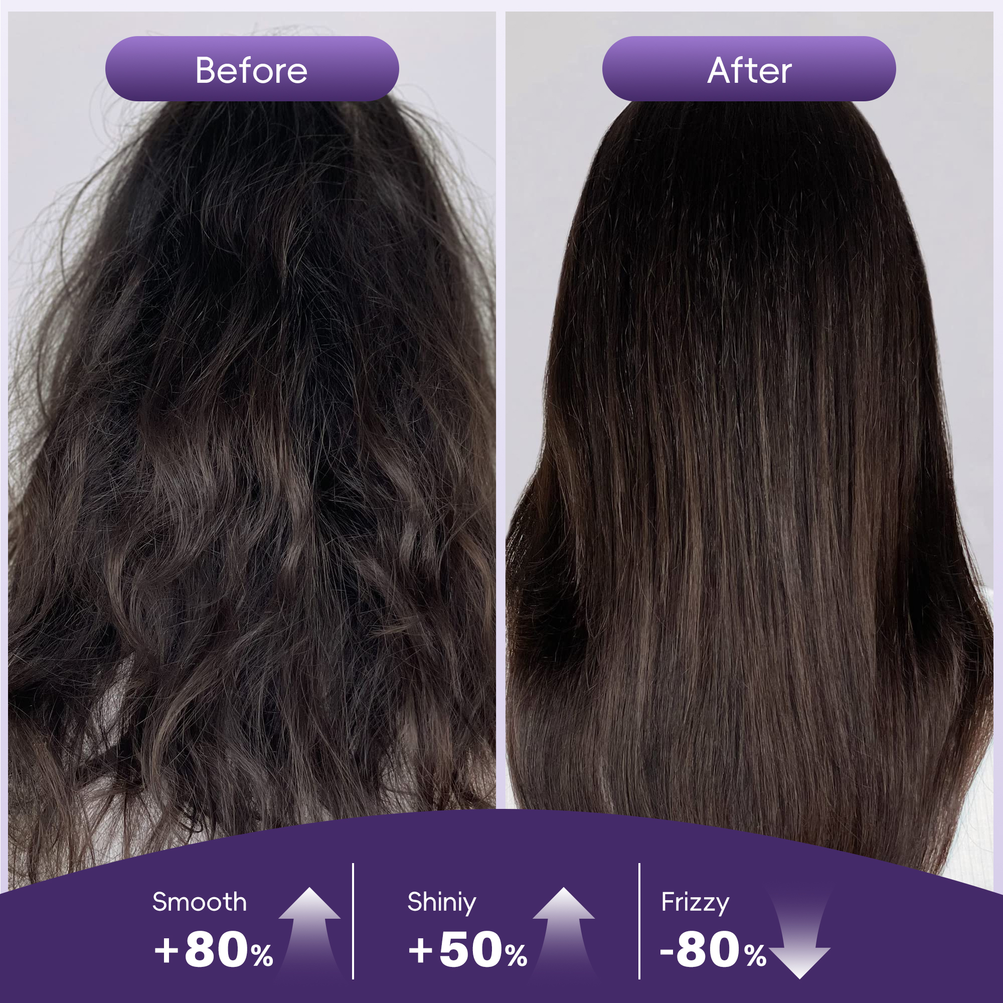 Skimi Hair Straightening Brush with Ionic Technology photo 4