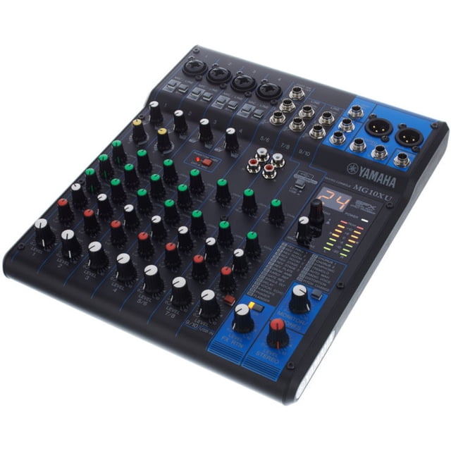 Mezcladora MG10XU Yamaha Pasiva 10 Canales Yamaha Procesador SPX 24 Programas