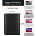 thumbnail image 2 of Funda para portátil MoKo compatible con MacBook de 13,3" negra, 2 of 7