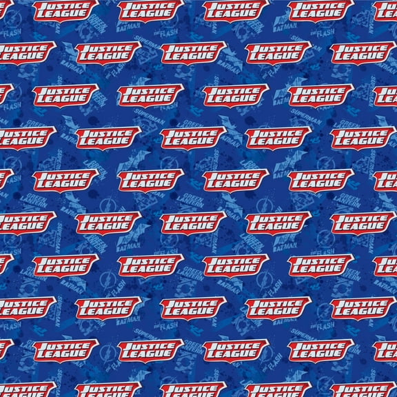 Justice League Logo Premium Roll Gift Wrap Wrapping Paper