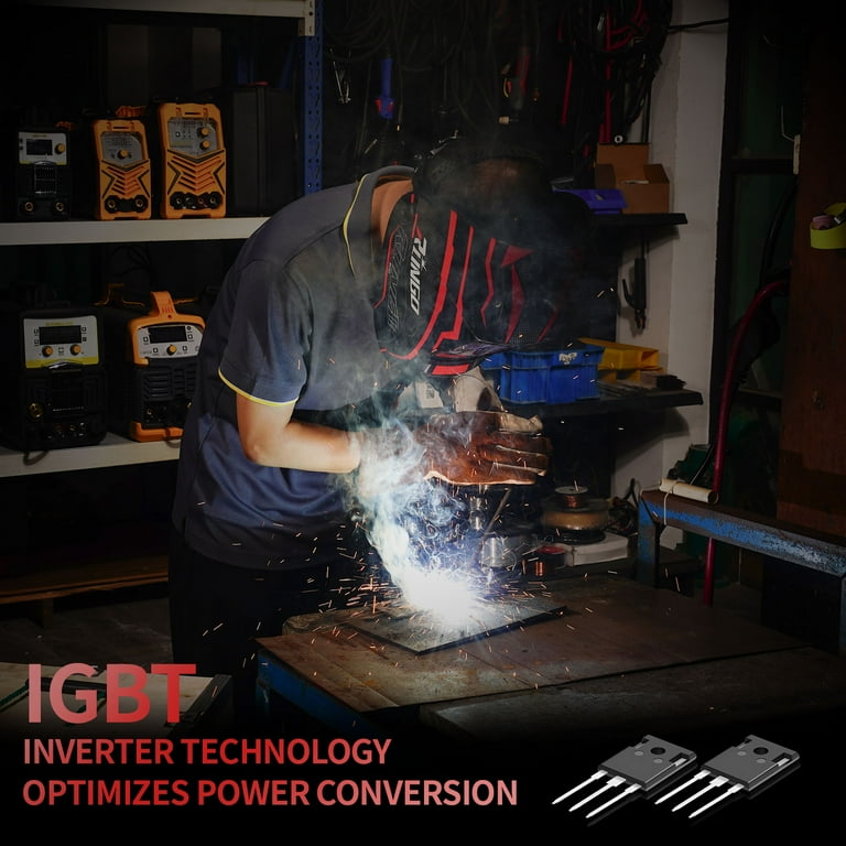 ANDELI Soldador MIG de 135Amp 110V/220V Flux MIG/Lift TIG/Stick 4 en 1 Soldador sin gas Soldador