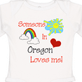 thumbnail image 4 of Inktastic Someone in Oregon Loves Me Boys or Girls Long Sleeve Baby Bodysuit, 4 of 5