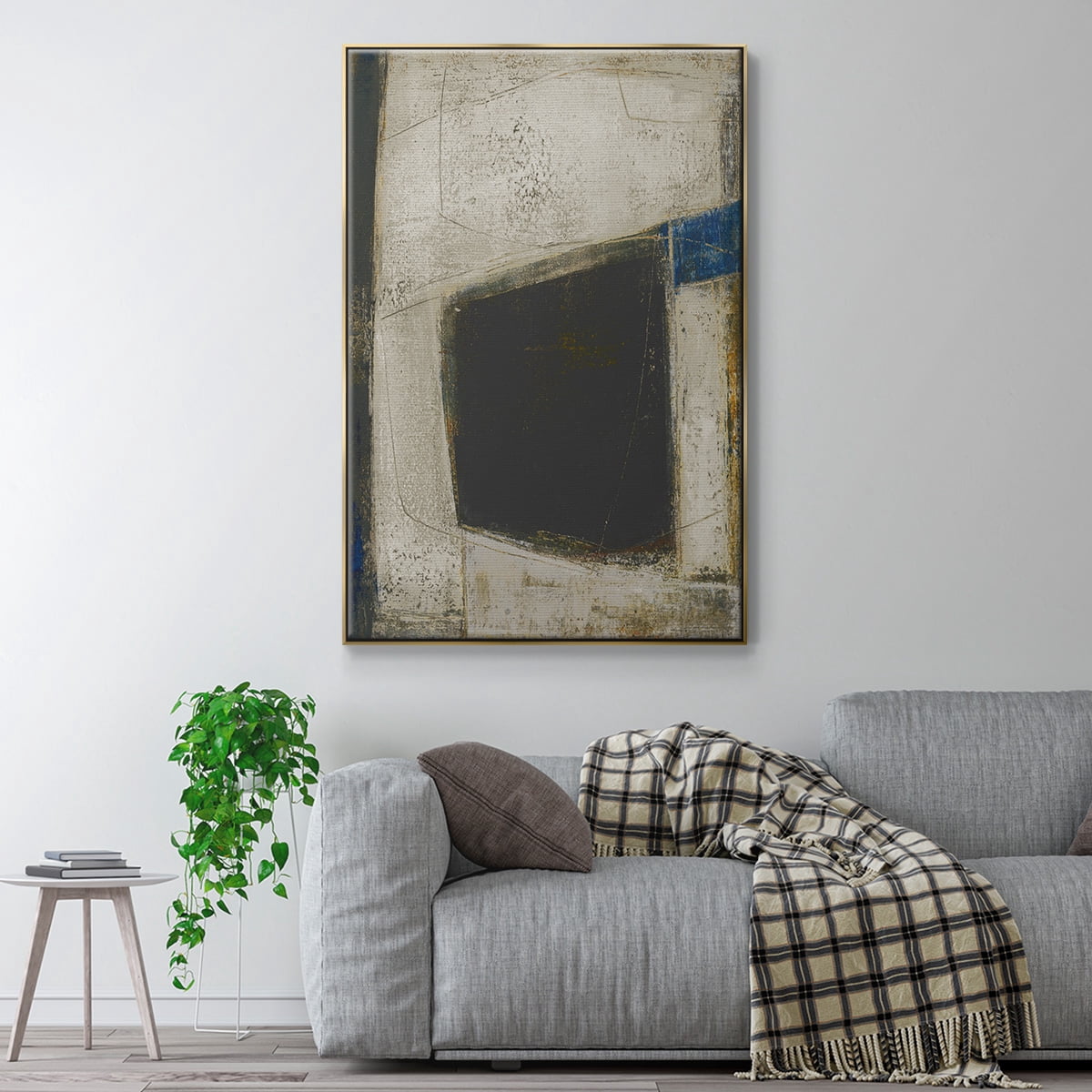 Policy of Truth II Framed Premium Gallery Wrapped Canvas - Ready to Hang - 25 x 37 - Gold Floating Frame
