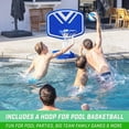thumbnail image 2 of GoSports Splash Hoop 2-in-1 Pool Basketball Hoop & Volleyball Net Game Set, 2 of 6