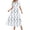 Z5-Blue-summer dresses, variant on Boho Maxi Dresses for Women Button V Neck Floral Dresses Short Sleeve Ruffle Tiered A Line Dresses Summer Ankle Dresses