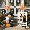thumbnail image 5 of Sm:)e Ghost Jack O Lantern Bat Black Cat Halloween Garden Flag Double Sided, 12 x 18 inch, 5 of 8