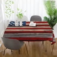 thumbnail image 6 of Coolnut American Flag Rectangle Tablecloth Spill-Proof Polyester Table Cloth Table Cover for Kitchen Dining Picnic Holiday Party Decoration,54"x54", 6 of 7