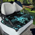thumbnail image 3 of Garronmavis Hippie Turtle Golf Cart Seat Covers Golf Cart Accessories Golf Car Seat Towel for 2-Person Seats Comfortable Club Car Seat Blankets Cover, 3 of 5