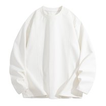 Men's Thermal Long Sleeve Shirt Winter Warm Lined Undershirt Base Layer Top Cold Weather White 3XL