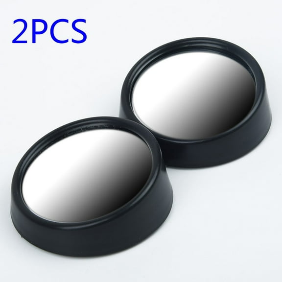 ZHIMAO 2pcs Car Blind Spot Mirror Wide Angle Mirror 360 Rotation Adjustable Convex Swivel Adjustable Angle Mirror