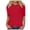 A-Red59, variant on Yuanlong Womens Solid Color T Shirt Crew Neck Elbow Length Sleeve Tee Relaxed Fit Casual Office Versatile Layering Top