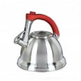 thumbnail image 1 of Coffee 63017.02 M. M. Collinsbroke Bouilloire à Thé en Acier Inoxydable 2,4 Qt avec Poignée Rouge, 1 of 1