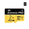 thumbnail image 1 of Tarjeta de memoria SD V30 de 128GB Class10, tarjeta Micro TF de 1TB, tarjeta Flash SD de 2TB de alta velocidad para teléfono, dispositivo de juego para coche, Monitor de ordenador qym unisex, 1 of 2