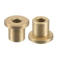 thumbnail image 1 of Unique Bargains 4x8x10mm Roulements à Bride Bronze Fritté Bague Auto-Lubrifiante 2 Pack, 1 of 5