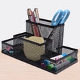thumbnail image 4 of Office Desktop Organizer Large - Mesh Desk Organizer Stationery Storage Basket, 4 of 8