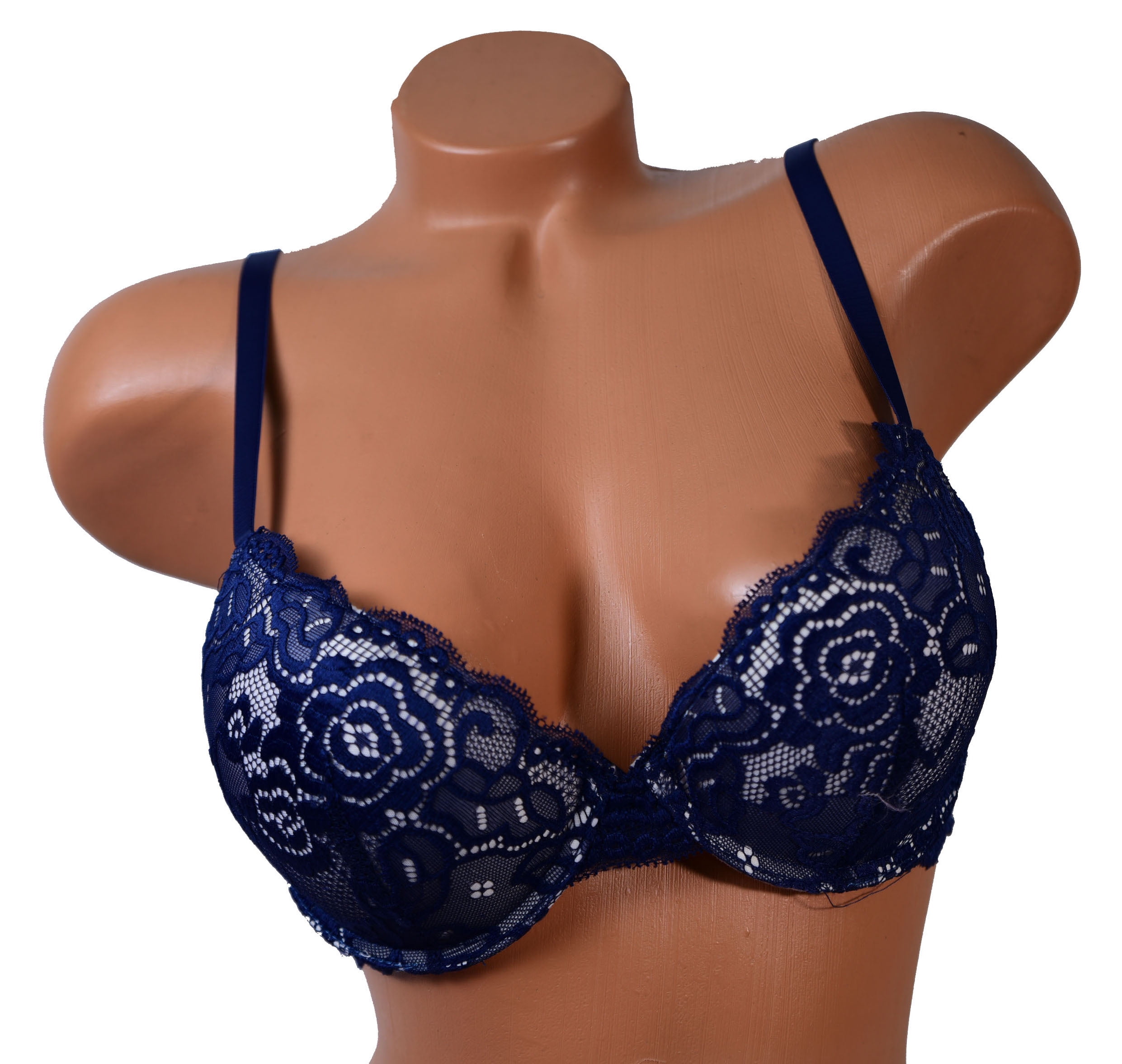 Women’s Underwire Bras 6 Pack Everyday Double Pushup Full Coverage Bra Set B C Cups Bra 34C (9901)