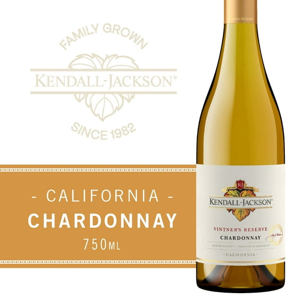 KendallJackson Vintner's Reserve Chardonnay White Wine, 750ml