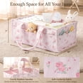 thumbnail image 2 of Corduroy Baby Diaper Caddy Organizer, Portable Nursery Storage Basket with 5 Removable Dividers, Large Diaper Organizer for Newborn Nursery Essentials, Baby Shower Gift, Pink Rose, 2 of 9