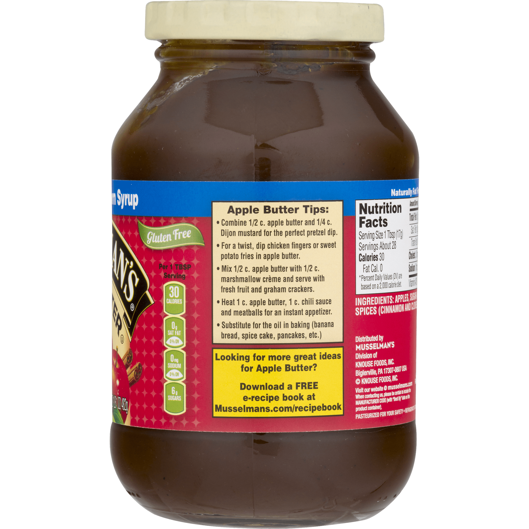Musselman's Apple Butter, 17 oz Jar