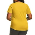 thumbnail image 4 of BLVB Plus Size T Shirts for Women Summer Short Sleeve Crewneck Tops Solid Color Loose Basic Tee Shirts for Casual Lounge Workout, 4 of 5