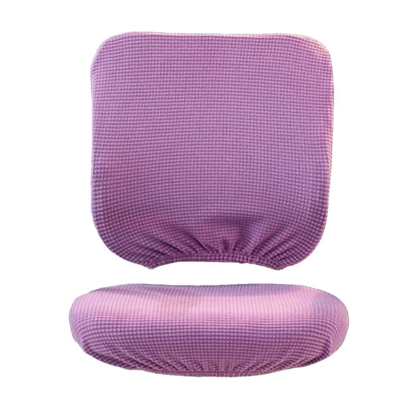 kowaku Removable Stretch Seat Covers Seat Covers Swivel Chairs , Purple, as described
