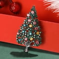 thumbnail image 5 of Rhinestone Christmas Tree Brooch Pin for Women Dainty Multi-Colored Crystal Xmas Holiday Party Pins Scarves Dress Suit Coat Clothes Accessories Brooches Ornament Jewelry Gifts, 5 of 7