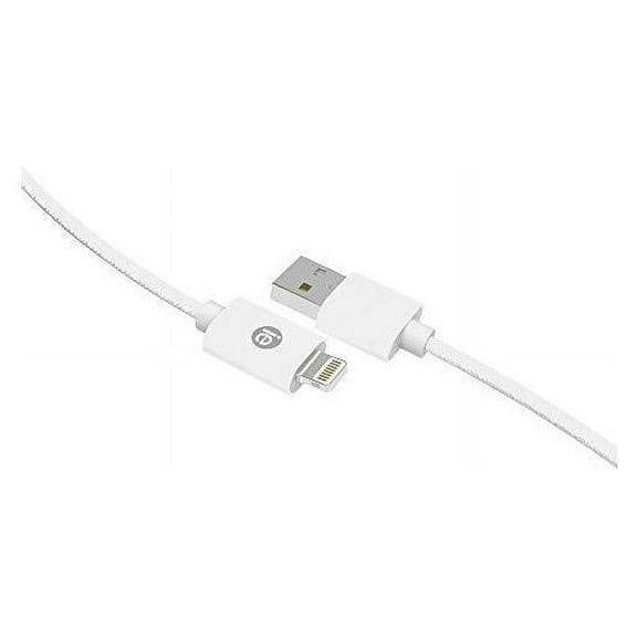 DigiPower IEN-BC10L-WT White Braided Lightning USB Cable