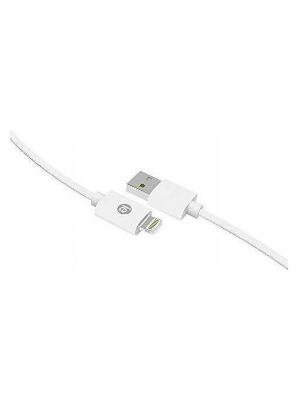 DigiPower IEN-BC10L-WT White Braided Lightning USB Cable