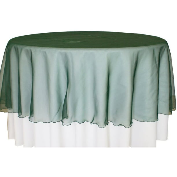 Wedding Linens Inc 90 Organza Sheer, Sheer Round Tablecloths