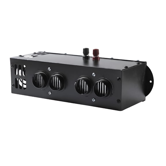 HIBIBUD 800W 12V/24V Car Heater - Rapid Defrosting & Defogging for Trucks,SUVs - Dual Voltage,4 Adjustable Vents,Winter Road Trip Essential