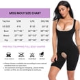 thumbnail image 2 of Full Body Shaper for Women Waist Cincher Tummy Slimming Seamless Shapewear Open Bust Bodysuit, 2 of 4
