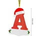 thumbnail image 3 of Gibobby Adornos navideños con el alfabeto 26 Adornos personalizados con el alfabeto Decoración navideña personalizada para el(J), 3 of 3