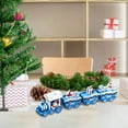 thumbnail image 5 of Weloille Christmas Wooden Train Ornament, Mini Painted Train Decoration Kids Gift Toys, Xmas Table Top Adornment for Christmas Party Kindergarten, 5 of 6