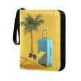 thumbnail image 2 of 400 Pockets Trading Cards Album,Card Binder 4-Pocket, Cards Collector Album Holder Fits 400 cards with 50 removable sheets Suitcase and Beach Chair, 2 of 6