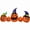 8FT Length Five Pumpkins, variant on Firstness 8FT Halloween Inflatable Pumpkins Blow ups Outdoor Decorations, Five Pumpkins with LED Lights for Party Yard