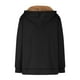 thumbnail image 5 of Chaquetas y abrigos casuales con capucha de manga larga para mujer, sudaderas con capucha de manga larga para invierno, cálidas, con forro polar, cremallera, capucha, chaqueta, abrigo con bolsillo, ab, 5 of 7