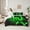 Green, variant on Manfei Game Console Bedding Sets Twin Size, Neon Blue Gamepad Bed in a Bag Twin size, Modern Video Game Reversible Comforter Sets with Sheets, Ultra Soft Bedroom Decor, 7-Piece