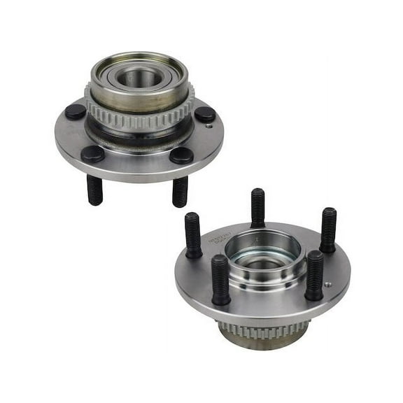 Rear Wheel Bearing Hub Assembly - Set of 2 - Compatible with 2005 - 2010 Kia Sportage FWD 2006 2007 2008 2009