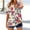 A44 Multicolor, variant on Short Sleeve Womens Tops Plus Size V Neck T Shirt Floral Printed Summer Tunic Tops Oversized Loose Fit Boho Blouses