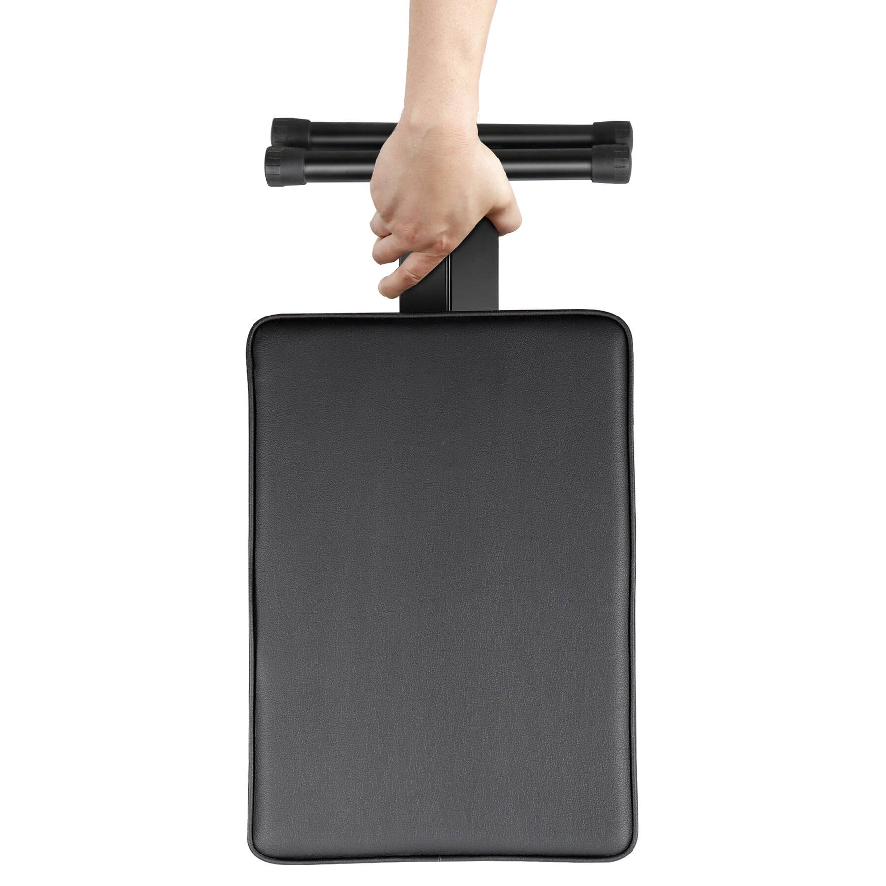 HomGarden Adjustable Piano Bench Collapsible X-Style Keyboard Stool Padded Seat, Black