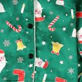 thumbnail image 7 of TOWED22 Kids Christmas Pajamas Girls Button Down Shirt & Pants Cute Toddler Xmas Pajama Set Sleepwear,3-4 Y, 7 of 7